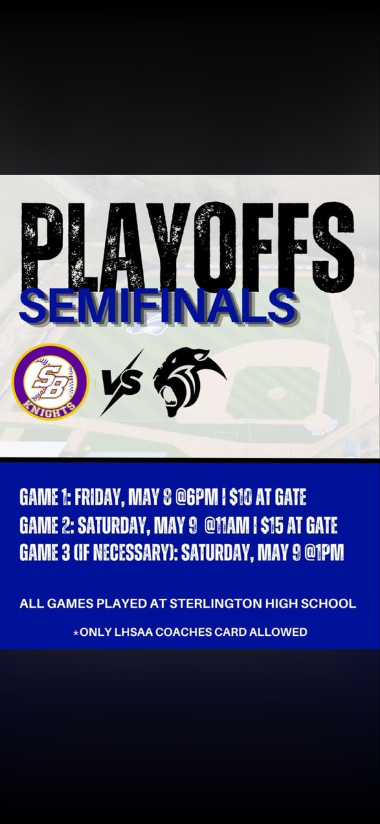 Sterlington Panthers Baseball tweet media