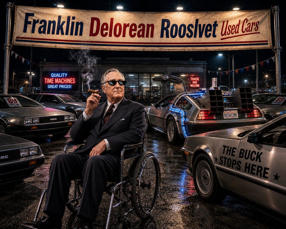 FranklinDeLoreanRoosevelt tweet media