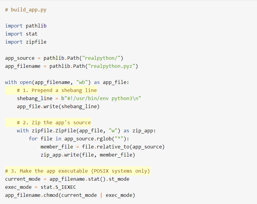 🐍📰 Python's zipapp: Build Executable Zip Applications — https://t.co ...