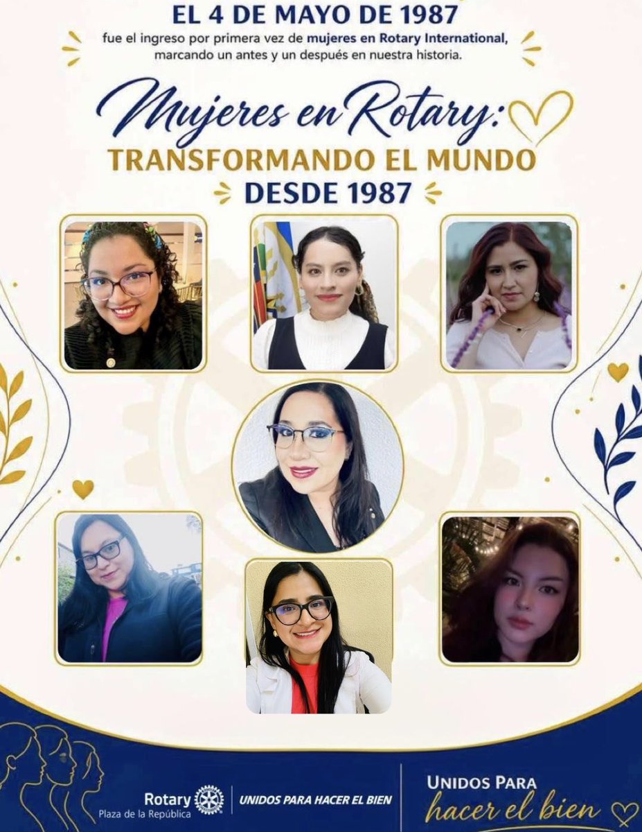 💜Conmemoración histórica. 💜

El 4 de mayo de 1987, Rotary International marcó un antes y un después al permitir el ingreso de mujeres por primera vez, fortaleciendo la diversidad, el liderazgo y el impacto en el servicio.
Hoy celebramos el liderazgo de las mujeres Rotarias🩷#RT