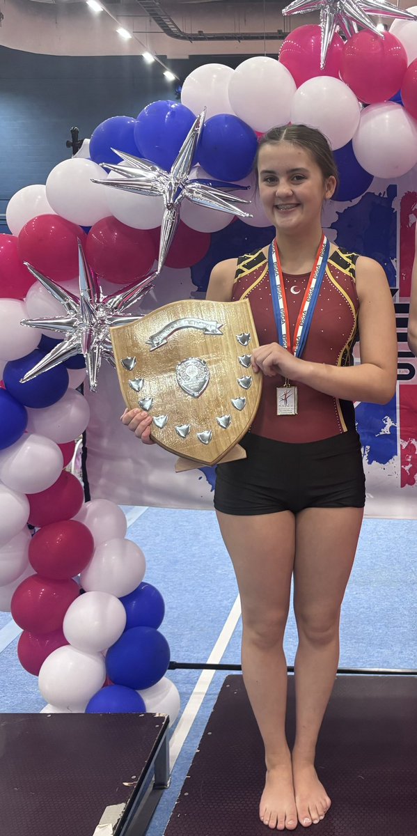 CorpusGirlsPE's tweet photo. Massive congratulations to Evie who performed outstandingly to win Top Scoring U16 Girl out of all the girls in the whole competition! Evie performed a stunning floor&amp;an amazing vault. Well done Evie, much deserved achievement after all your hard work. We are very proud of you! https://t.co/UGOJ0rfu2d