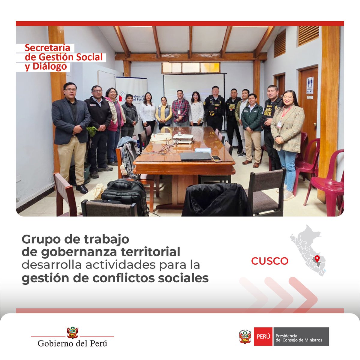 Secretaría de Gestión Social y Diálogo - PCM tweet media