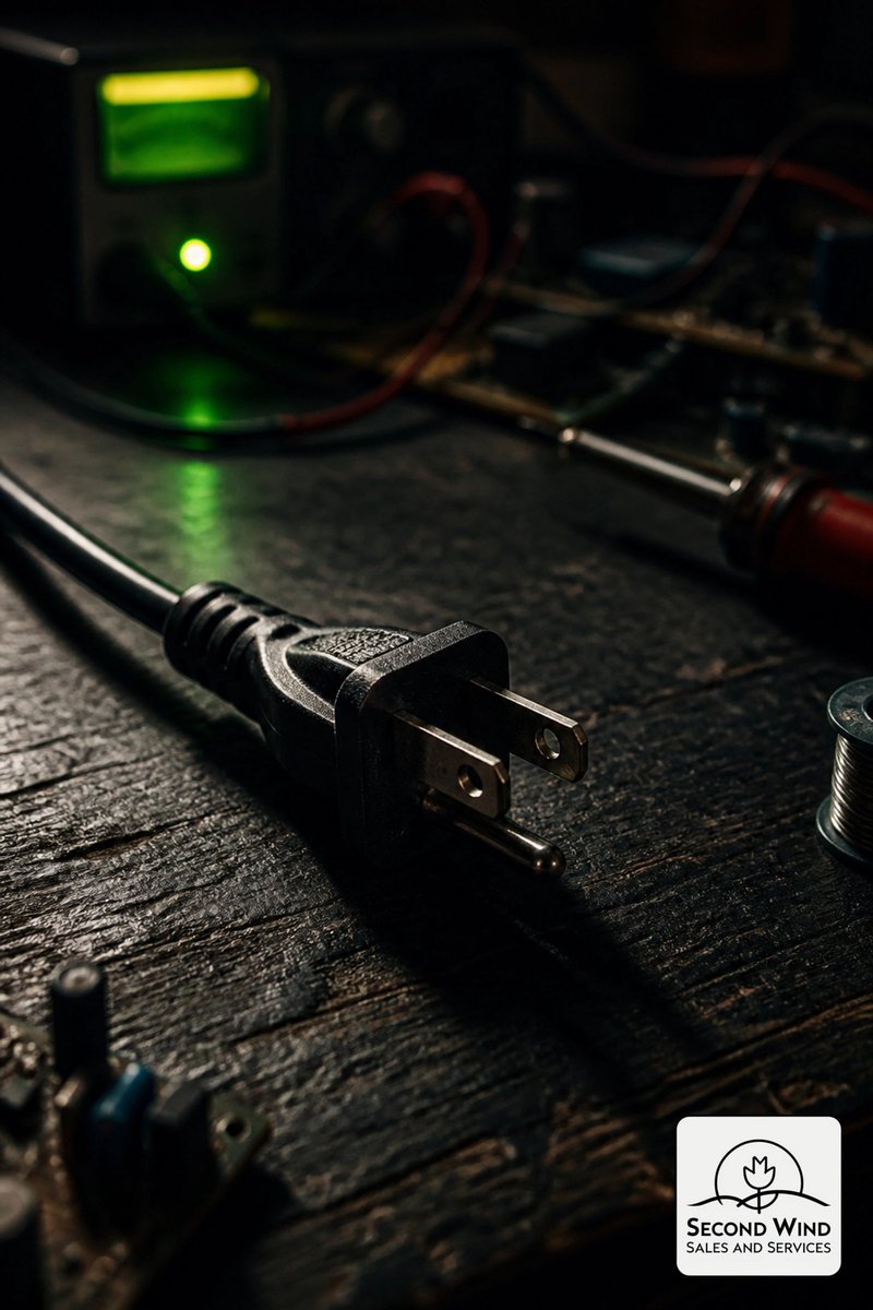 Second_Wind_S_S's tweet image. Pro tip: If your device isn't turning on, check the plug first. You'd be surprised how many 'dead' electronics just need a little juice. No judgment here: we’ve all been there! 🔌😅 #TechHumor #RepairLife #Lethbridge