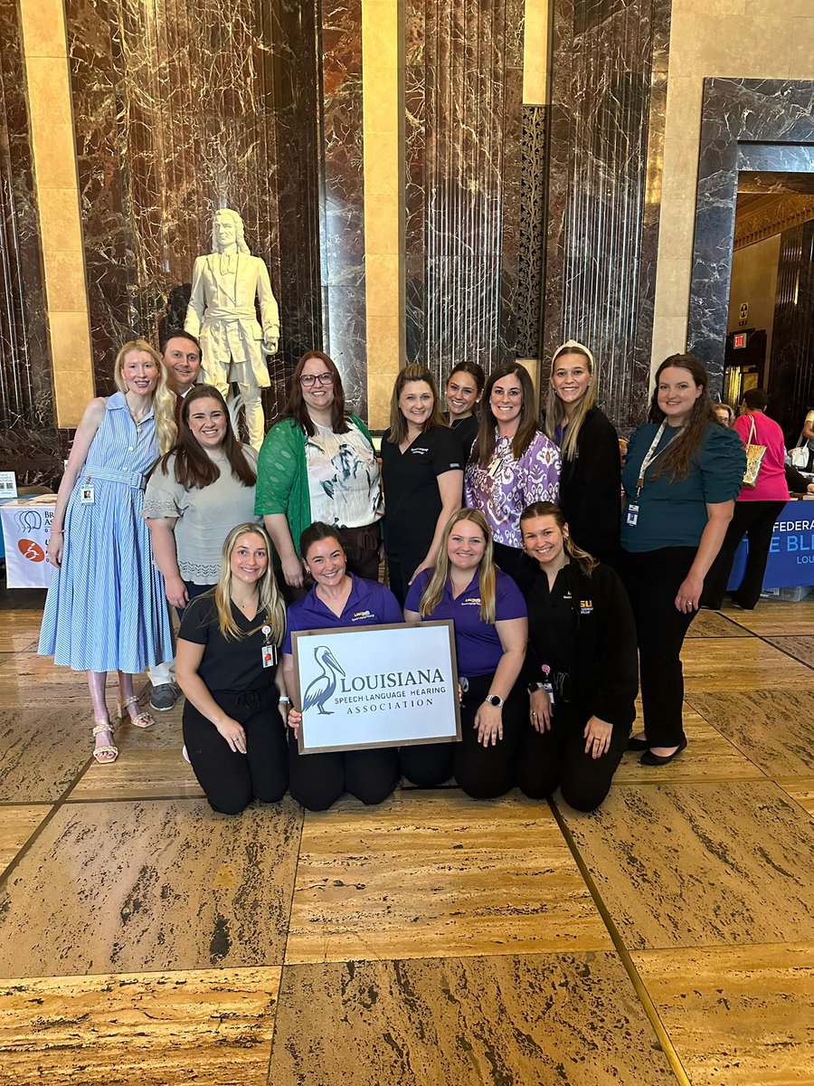 spwright84's tweet photo. Beautiful weather and great Monday at the Capitol with our clients Louisiana #Speech #Language and #Hearing Association. We know the impact your members have on families across our state including our own! Proud to advocate for providers critically needed in #Louisiana. #lalege https://t.co/4ge1jf1Lt5