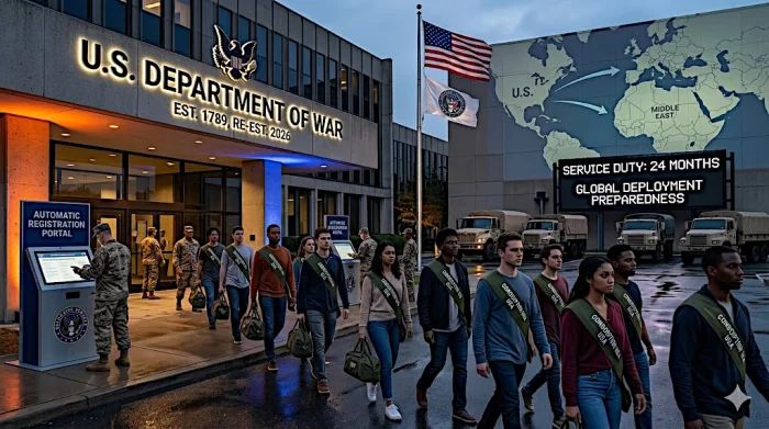 23Tatem's tweet image. #Ministère de la #Guerre et 24 mois de service, à quels #conflits se préparent les #USA ?
buff.ly/wNJ9hKE
L’#inscription automatique de jeunes au #service #militaire de 24 mois, analyse du tournant #impérialiste

samedi 11 avril 2026, par Azouz Benhocine
Le 9 avril 2026