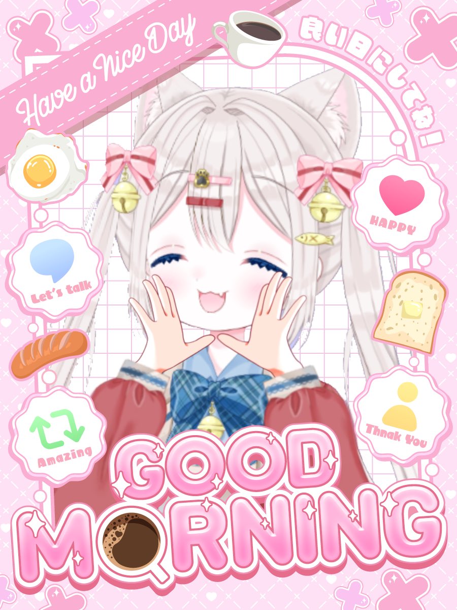 猫雪ぽち＆猫雪たま 𓏲𓎨🐾🤍 新人Vtuber tweet media