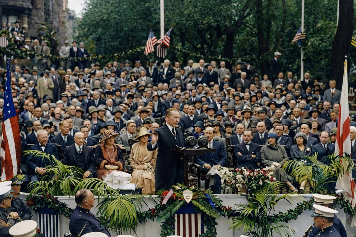 CoolidgeFdn's tweet photo. Scripture and Society

#ThisWeekInHistory 100 years ago, Coolidge dedicates the DC Jewish Community Center.

“America has been a new land of promise to this long-persecuted race.” https://t.co/OXDqZTC07t