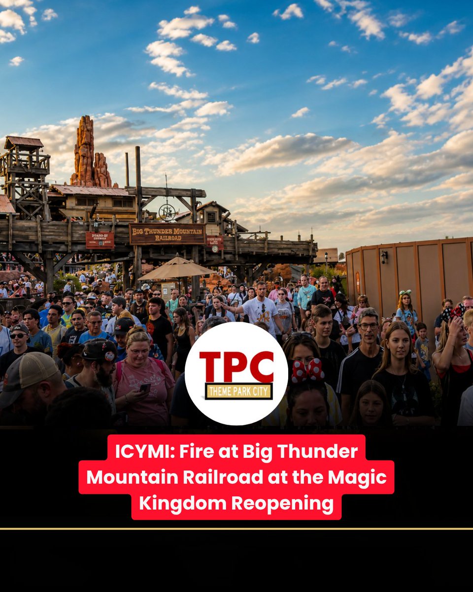 TPCAdventures's tweet image. 🚨ICYMI: A minor setback for the Wildest ride in the Magic Kingdom!!

After reopening, Big Thunder Mountain Railroad had temporarily closed after a fire at Magic Kingdom.🚒 

Read more:
themeparkcity.net/big-thunder-mo…...
#MagicKingdom #DisneyWorld #ThemeParks #Orlando #TravelNews