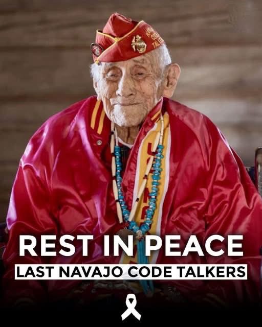 Our hearts ache as we announce the passing of John Kinsel Sr., a cherished elder and one of the immortal Navajo Code Talkers. At 107, he leaves behind a legacy of unbreakable bravery forged in the fires of Bougainville, Guam, and Iwo Jima. From 1942 to 1946, as a U.S. Marine, he