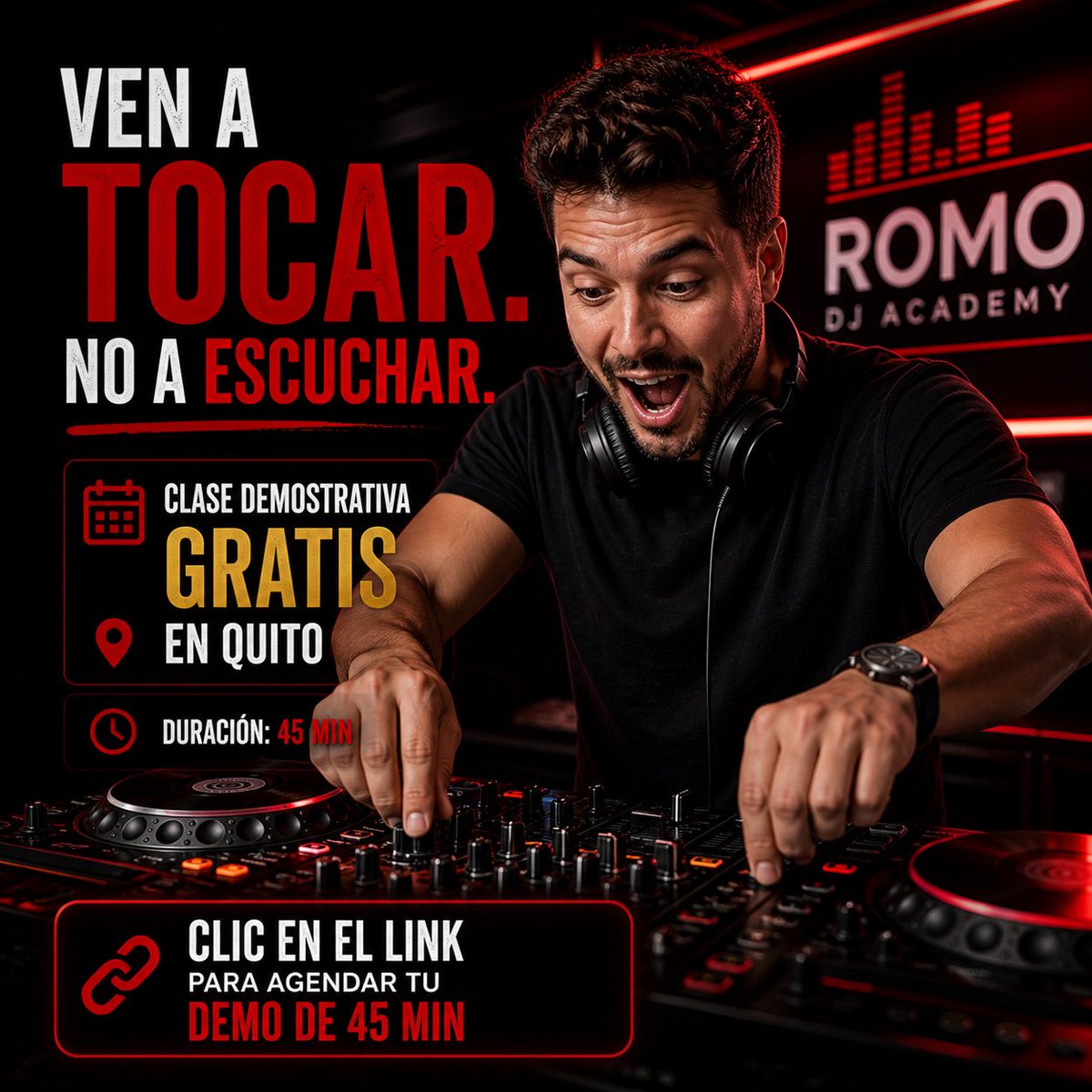 ROMODJEC's tweet image. La diferencia no es la música… es quién la controla 🎧

Ahora es momento de pasar de escuchar… a tocar.

Desliza 👉

💬 Comenta CLASE DJ y agenda tu clase SIN COSTO 
📲 Escríbenos al WhatsApp del perfil

#dj #quito #música #curso #tendencia