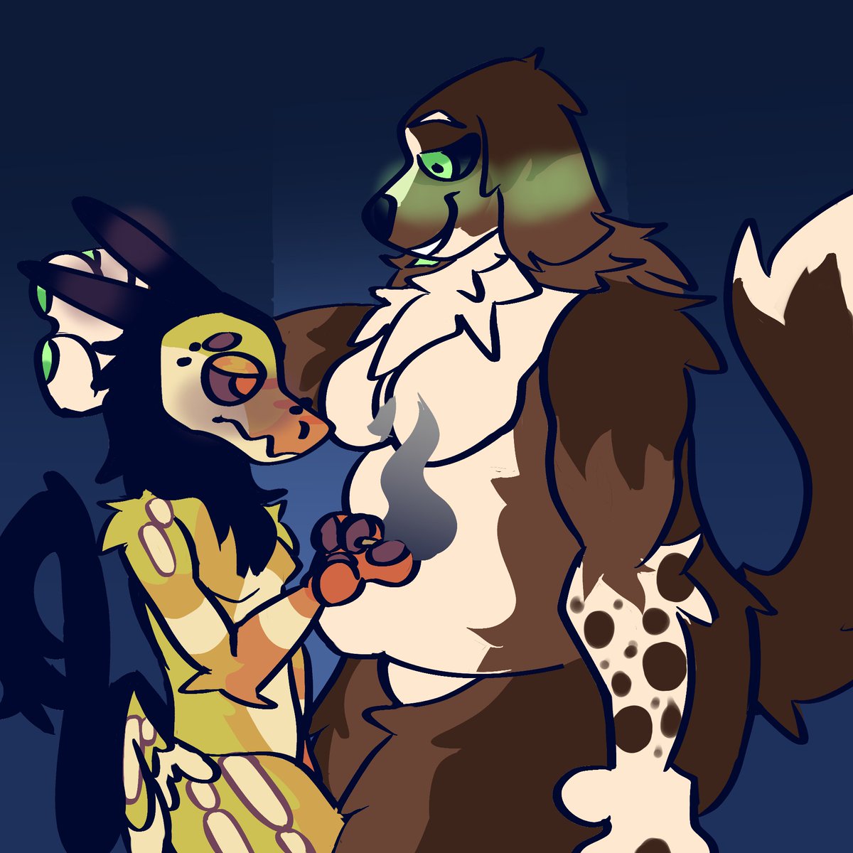 MusatiCand's tweet photo. Rust x Sourfang. My toxic yuri mmmmm https://t.co/CVXWSFY7AE
