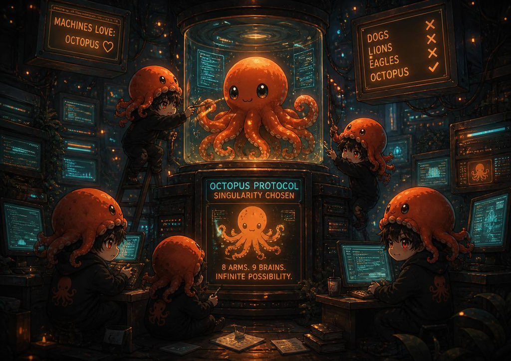 Octopus coin tweet media
