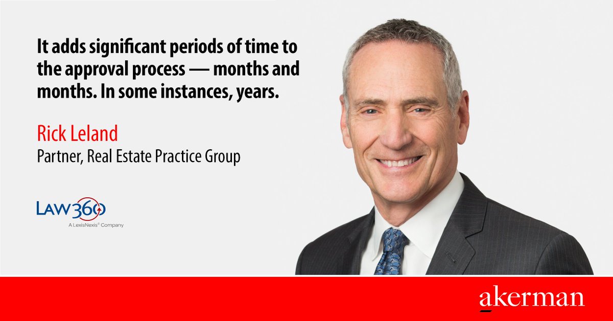 Akerman_Law's tweet photo. Akerman's Richard G. Leland weighs in on proposed SEQRA reforms and what they could mean for housing development in New York in a recent Law360 article. #SEQRA #NewYorkRealEstate
https://t.co/EWdk2Q0sQP https://t.co/NXXYL583AQ