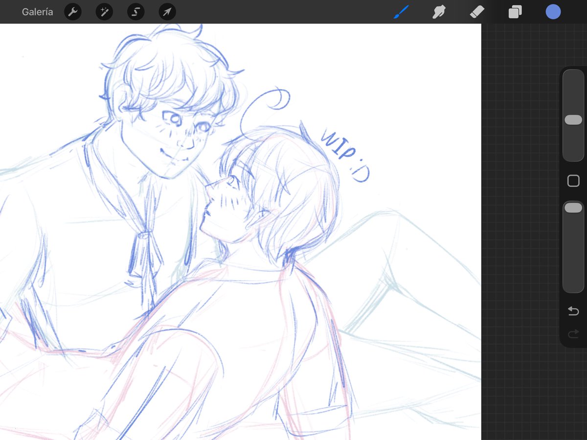 weirdo_nova's tweet photo. WIP Spamano mis tonotos ❤️ (aun no convence tanto la cara de Antonio se ve muy  menso 😂) https://t.co/eOzcDlSeTs