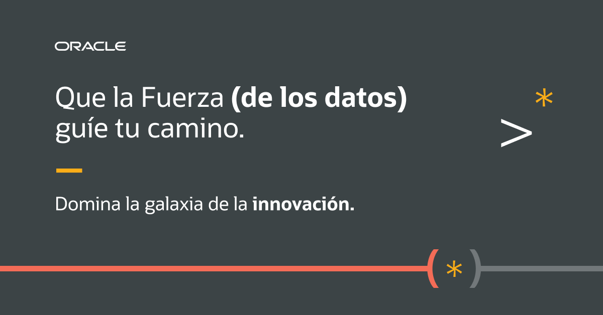 OracleLatam's tweet photo. En una galaxia cercana... ¡celebramos el #MayThe4th! 

¿Eliges el lado luminoso de la automatización, seguridad y estabilidad de #OracleCloud, o el lado oscuro del toil y el downtime? Con la Fuerza de Oracle, mantén el equilibrio y enfócate en la innovación. https://t.co/CgIp4xw7AZ