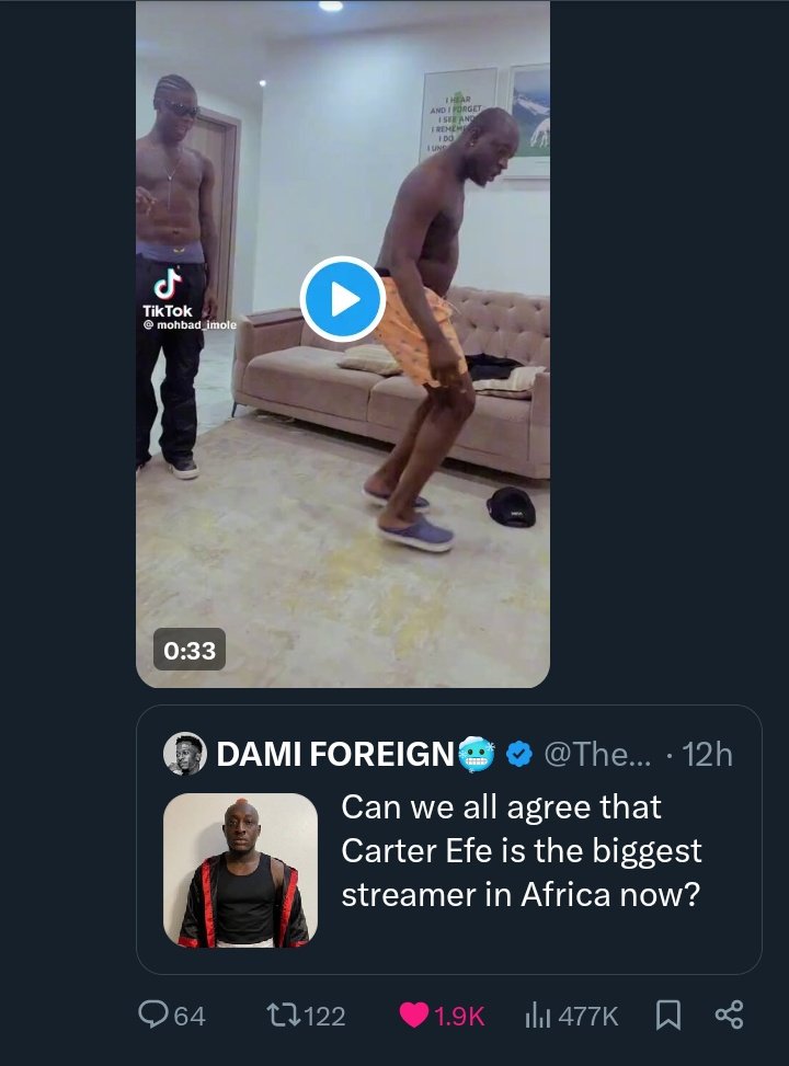 Imagine having 82 followers with this amount of views.
We keep pushing 🫷🔥🔥🔥