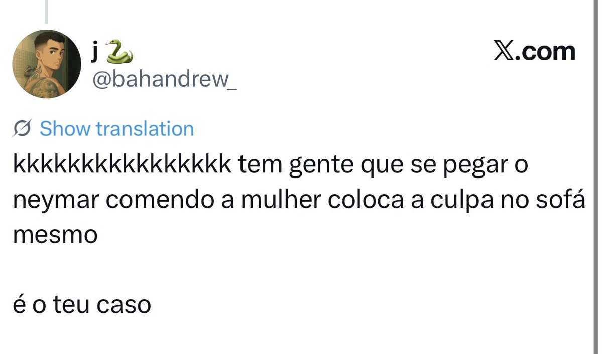 Melhor tweet da noite