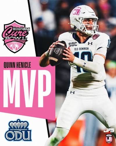 KyleTClift's tweet photo. @ODUFbATC Which one of them was the MVP of their bowl game?! https://t.co/OhG5i52H5C