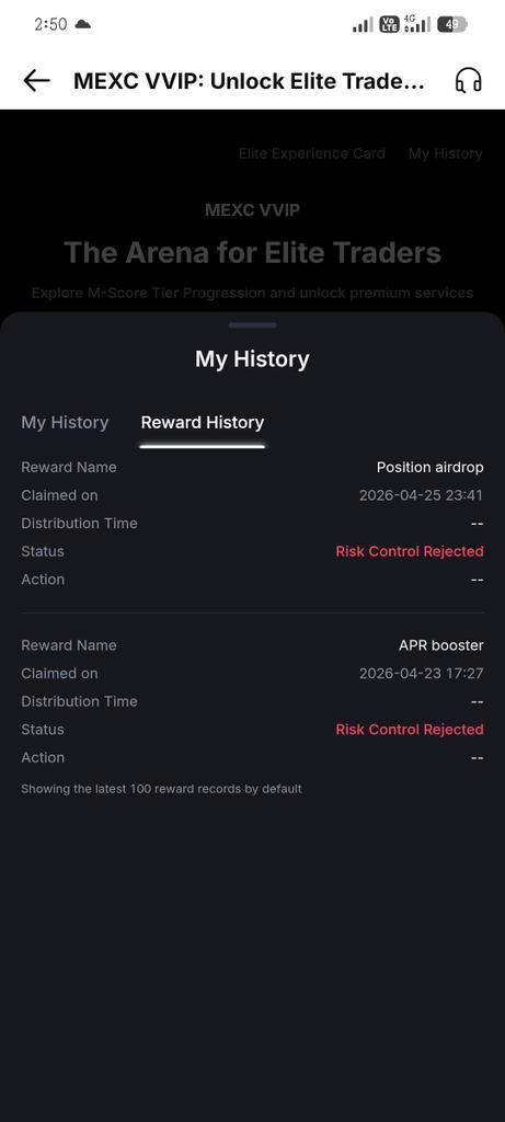 imshihab24's tweet image. Frustrated with @MEXC_Official! Completing all tasks honestly from my ONLY account, yet rewards are getting "Risk Control Rejected" without reason. Fix this! 😡 @MEXC_Support

My deta
UID: 24887548
Email: sih3694@gmail.com
(Only one account used)
​#CustomerService #MEXCExchange