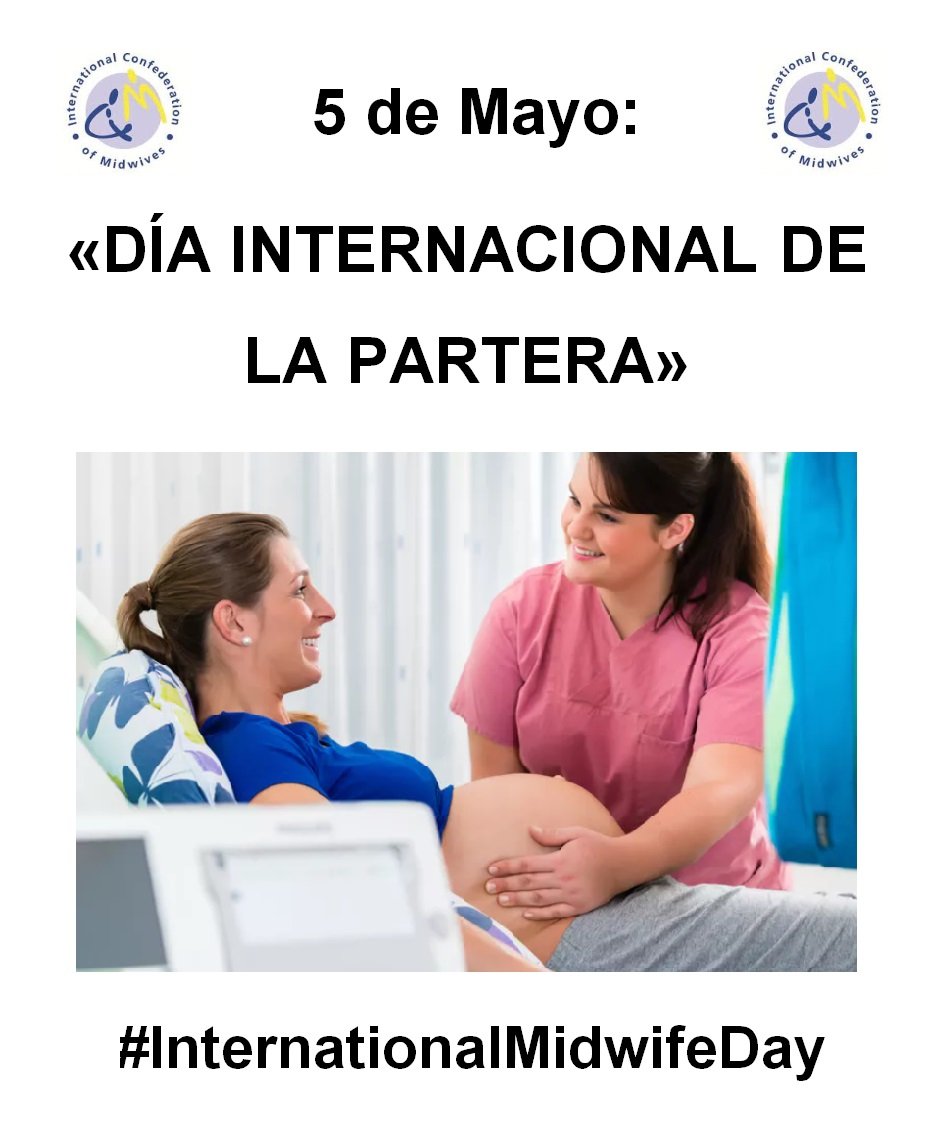 DianaMontanari's tweet photo. 5 de Mayo:👇🏼
«DÍA INTERNACIONAL DE LA PARTERA»👩🏽🤰🏼#InternationalMidwifeDay | Impulsado por la Confederación Internacional de Matronas en 1987. Se celebra desde 1991.  
https://t.co/skOwNmDhHq
#Maternidad  #Parteras #Matronas #Ginecología #Partos #IDM2026 https://t.co/1hn4TENy49