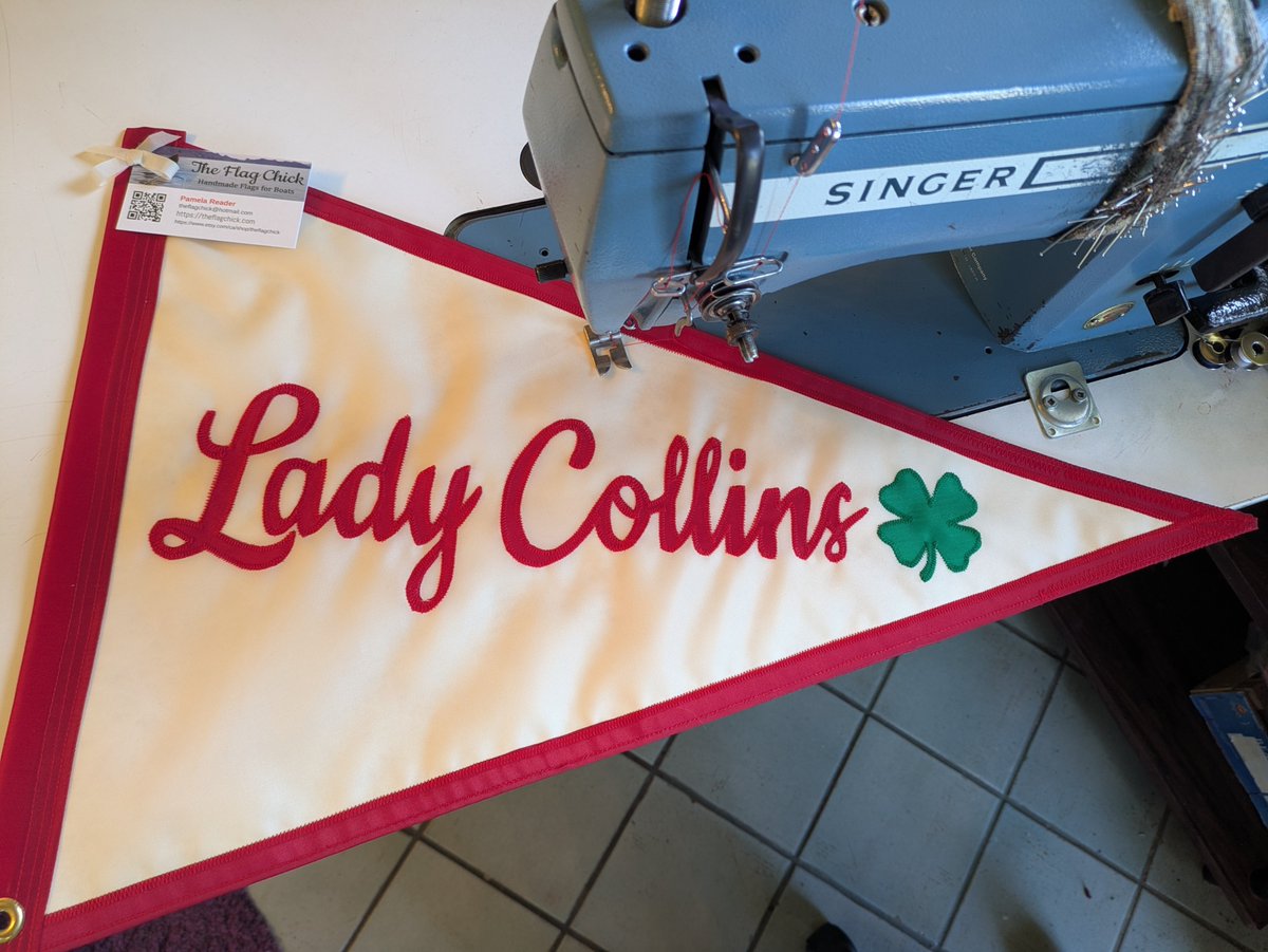 theflagchick's tweet image. Happy New Week all😃
Just sent out this double sided #handmade #boat flag in red on ecru. ⛵️🚩😍
Get more info here:
theflagchick.com theflagchick.etsy.com
#etsy #boating #boatlife #etsylove #etsyhandmade #etsyshop #etsyseller #sailing