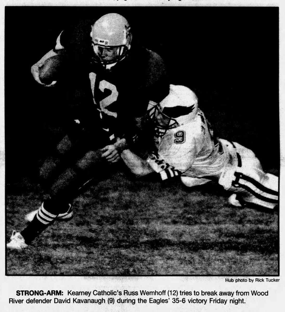 SuitUpVarsity's tweet photo. Wood River at Kearney Catholic, 1995. https://t.co/vtaxKDU1C6