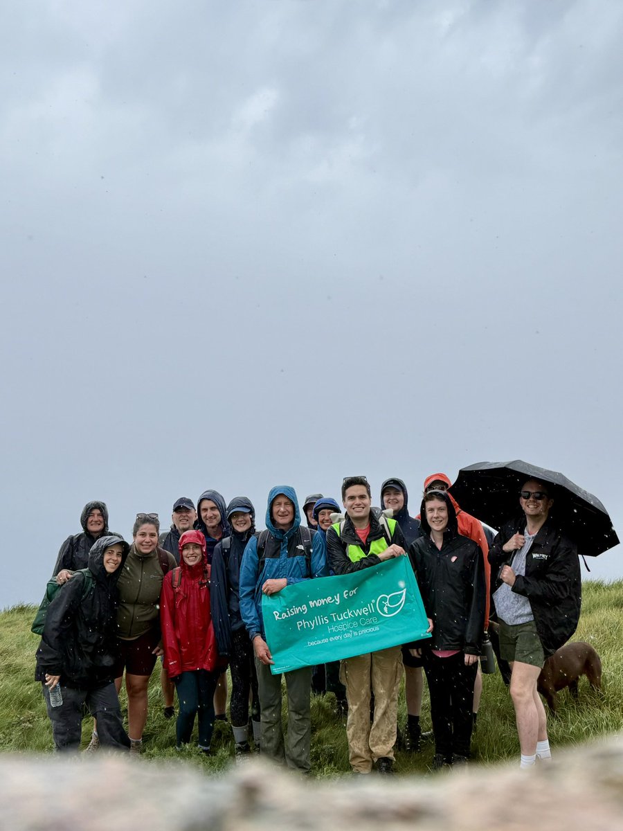 kitbradshaw's tweet photo. Thanks to everyone who made Saturday’s fundraising event such a success.
The Jurassic Coast lived up to its name with wet and wild conditions for the 16 mile trek – our fourth annual trek in memory of my husband, Laurence 🤍
#ftlol https://t.co/1Eso5UFWEm