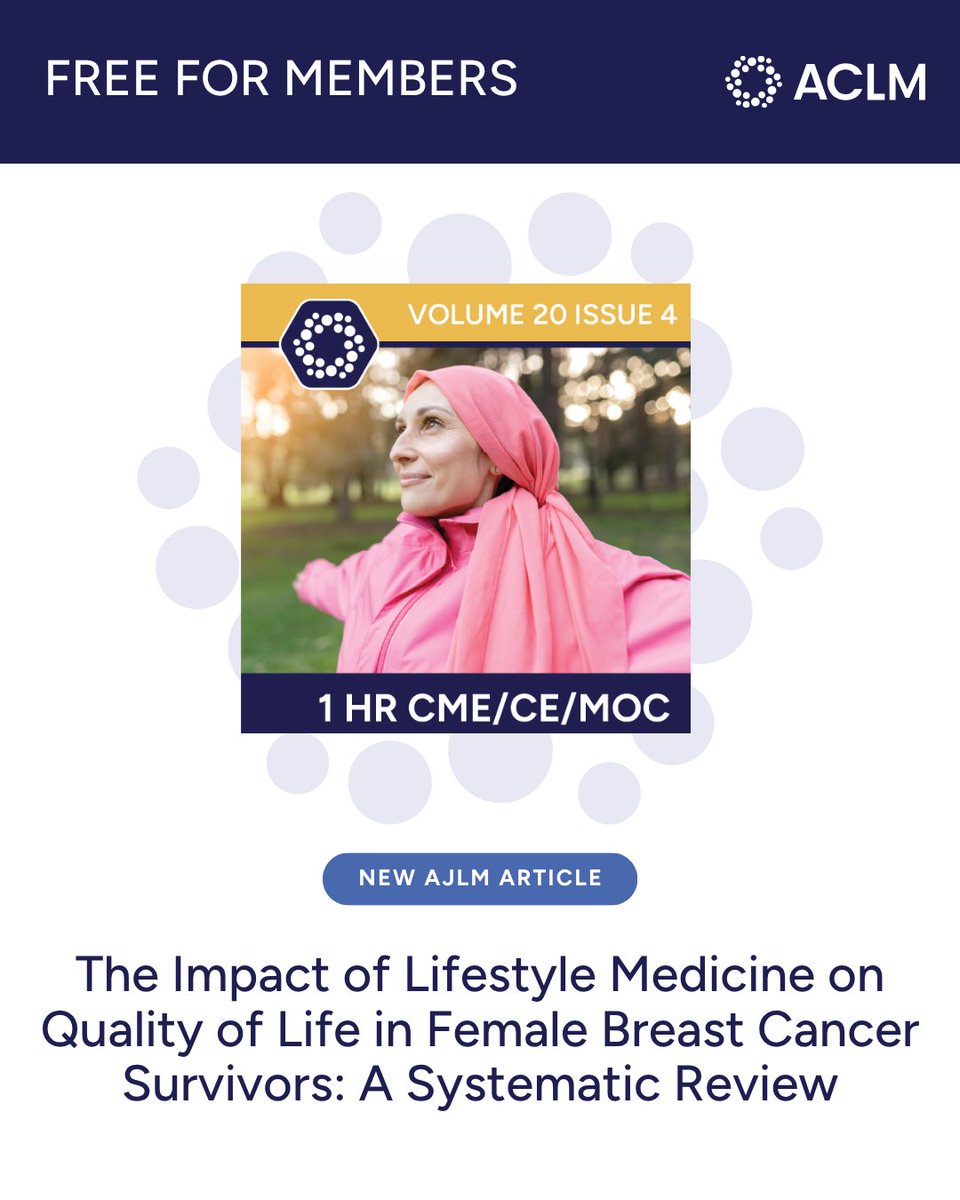 American College of Lifestyle Medicine tweet media