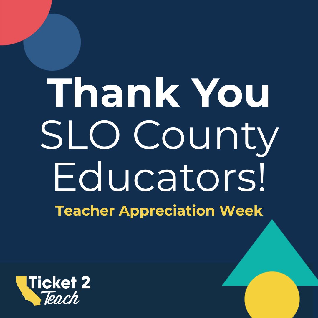 SloPartners's tweet photo. It’s Teacher Appreciation Week and we’re celebrating all the amazing educators across SLO County. Every day you inspire, support, and shape the future of our community, and we’re so grateful for the impact you make. https://t.co/g5sG5Lrhnn