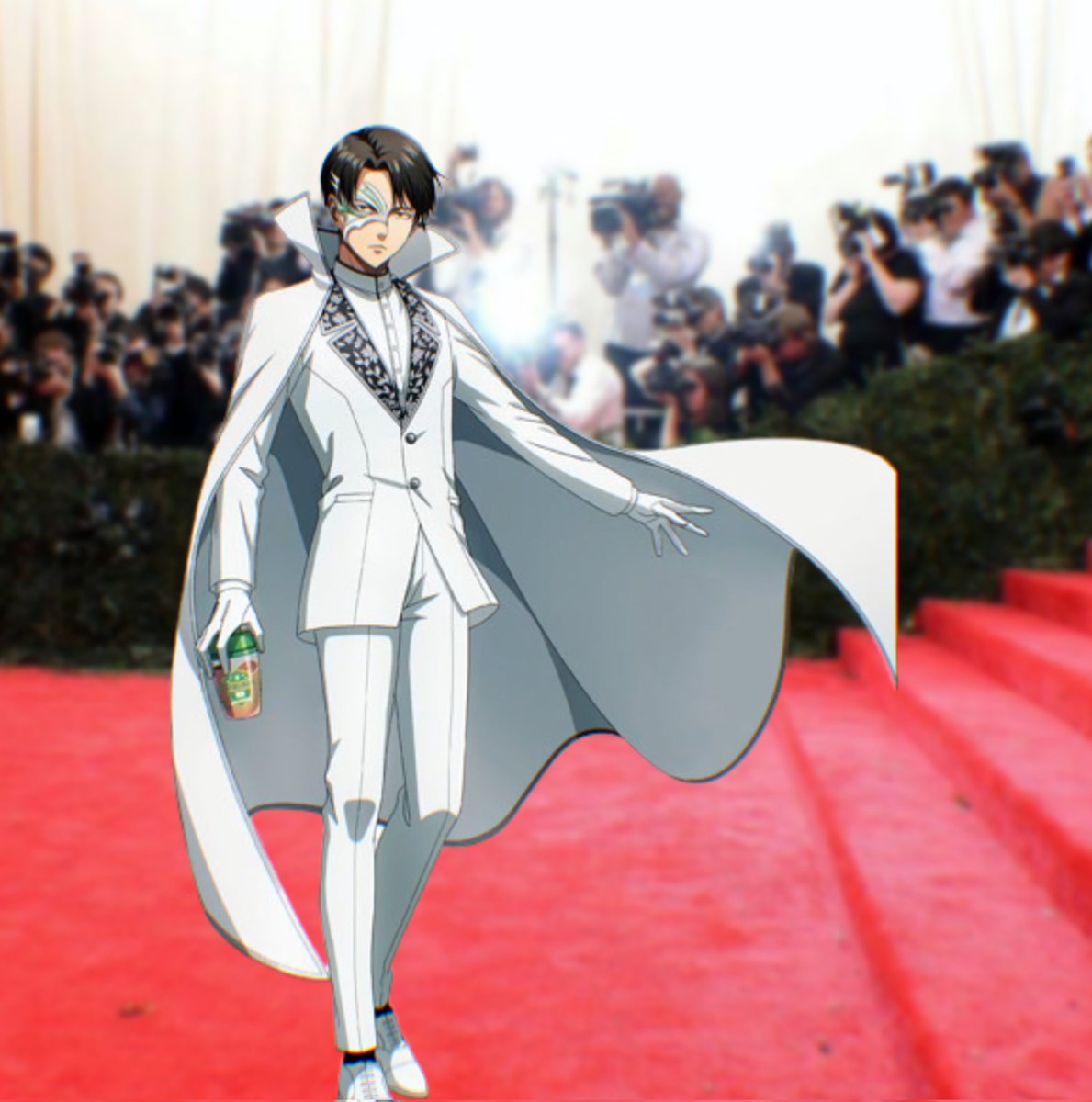 Levi Ackerman has arrived at the 2026 Met Gala red carpet..