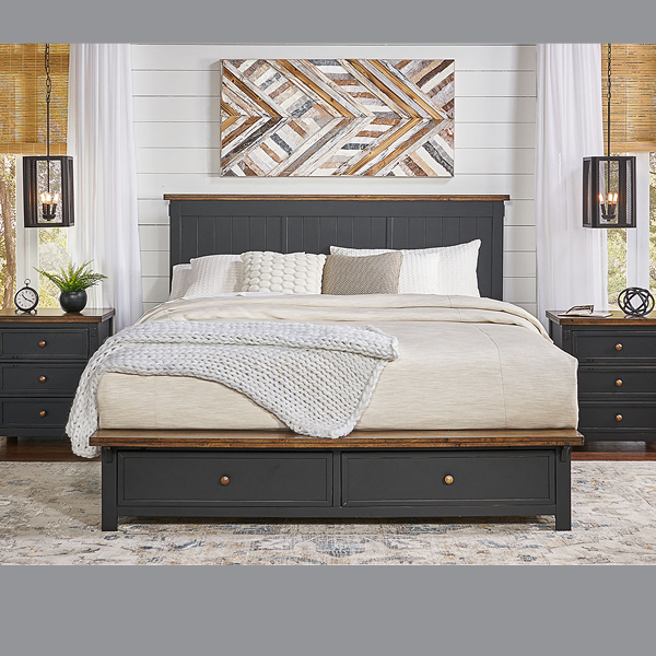 conlinsfurn's tweet image. Get 35% off and more during our big Memorial Day Savings Event! Don't miss this gorgeous two-toned, queen storage bed for $1099. It's made from solid wood and built to last! Shop now: ow.ly/7Bhm50YULnP #MemorialDaySale #FurnitureSale #ShopLocal