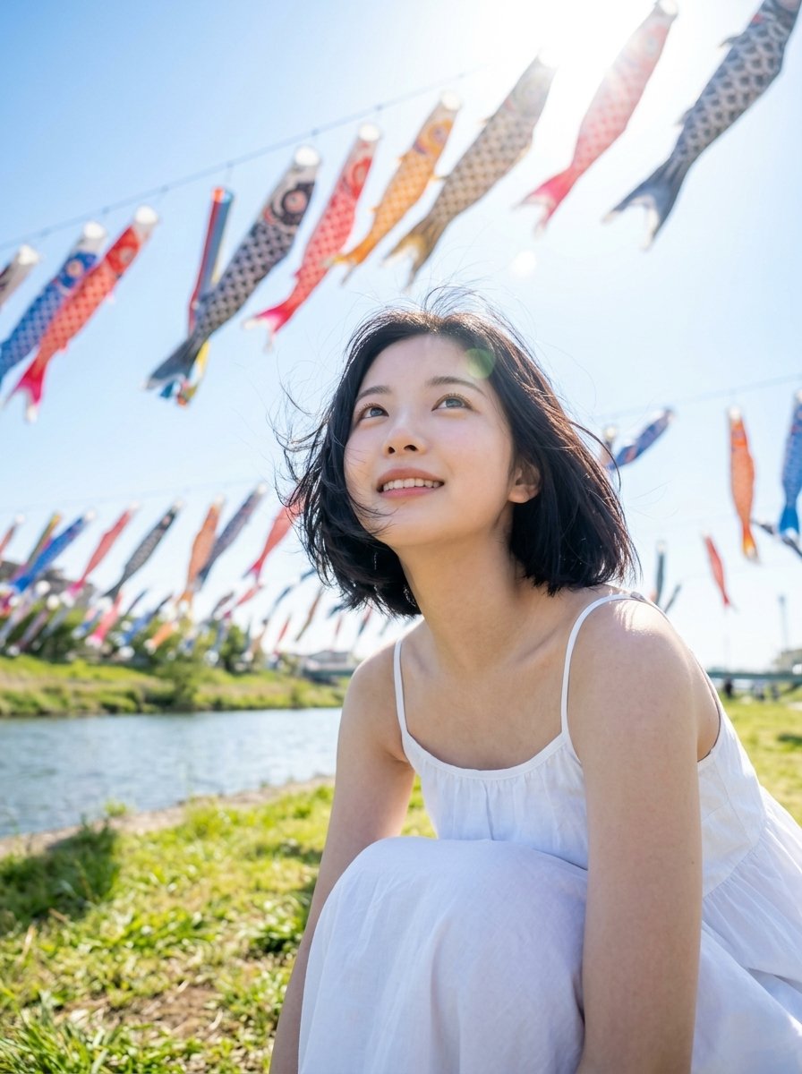 KOMINSHI_03's tweet image. おはようございます🌸
素敵な１日をお過ごしくださいね🎏
#aiartwork #aiart #aiportrait #女子高生 #ai룩북