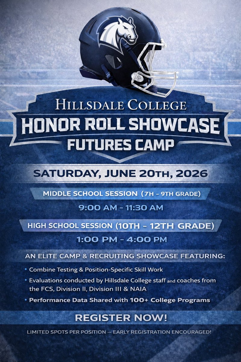Hillsdale Football tweet media