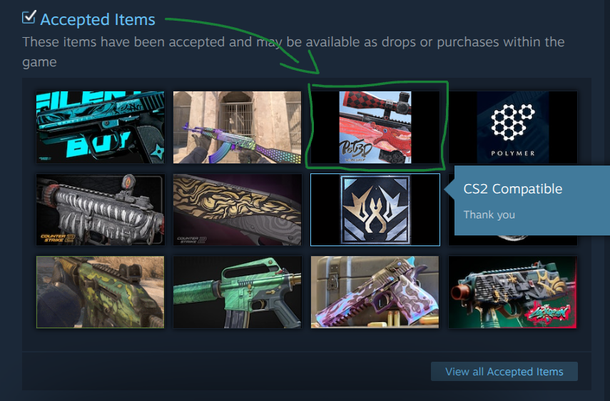 Vyrrex's tweet photo. This popped up under my accepted CS2 skins in the Workshop. We might be getting a Baby Lore.

Workshop: https://t.co/oQXpHWQzYp https://t.co/iHNKjlv9tC