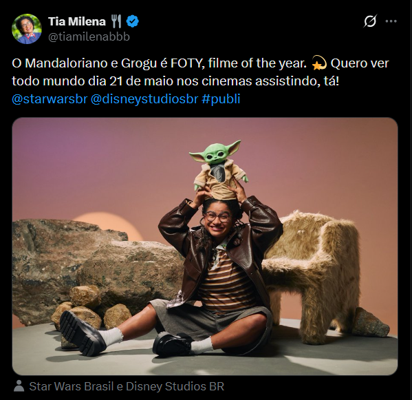 A Milena merece todo o reconhecimento do mundo. ✨

TIA MILENA COM DISNEY