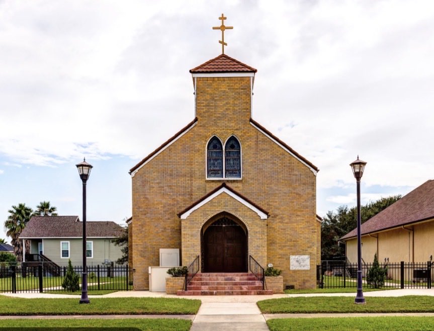SerbsTX's tweet photo. Serb Association of #Texas celebrated its patron saint St. Bishop Nikolai of Ohrid and Zhicha yesterday in the Serbian Orthodox Church of Sts. Constantine and Helen in Galveston, the oldest Serbian Orthodox parish in the United States. https://t.co/9uMs8T0iIB