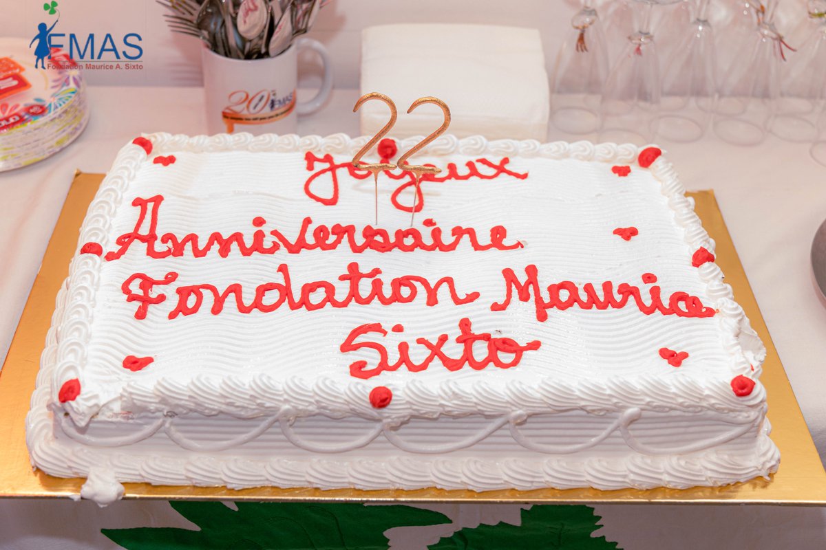FondationSixto's tweet photo. « 22 ans déjà ! 🎉Toujours debout pour les enfants, toujours en accord à la vision de Maurice Sixto. Joyeux anniversaire à la FMAS ! 🎂 #22Ans #FondationMauriceASixto» https://t.co/UyieV2smXC