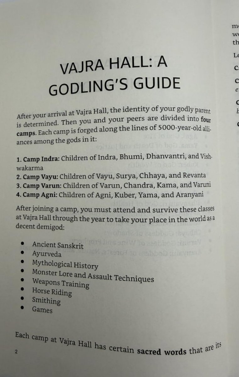 perspicacious56's tweet photo. As a Percy Jackson fan, what do you think of the parallels between The God Who Turned's secret school Vajra Hall and Percy Jackson's Camp Half Blood? 

As a Hindu, is it exciting to read about modern-day demigods with a Hindu god/goddess for one parent and a human for another? ✨ https://t.co/0nZ20TJMV9