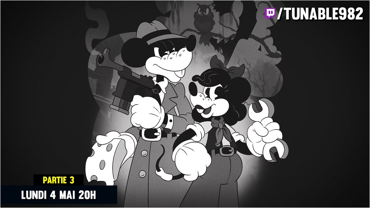 Tunable982's tweet photo. ''Quand Tunable n'est pas là, les souris dansent!''

Et sur ces sages paroles, c'est pour vous officialiser le fait qu'on sera de retour dès ce soir, à partir de 20h pour continuer Mouse: P.I For Hire! Tu ne veux pas manquer ça! https://t.co/JOAHgdNK4y