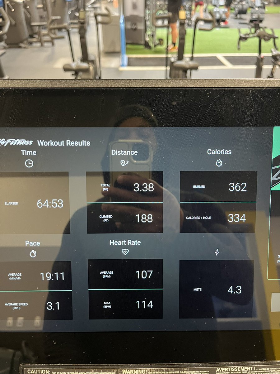 5K A Day N May… it’s become the warmup now or the cool down for the workout 🏋🏽. #StayFit