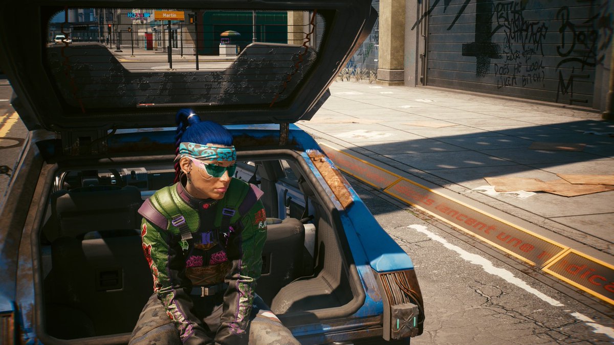 Syncrow's tweet image. Contrôle surprise : Montrez le flow de votre V #Cyberpunk2077