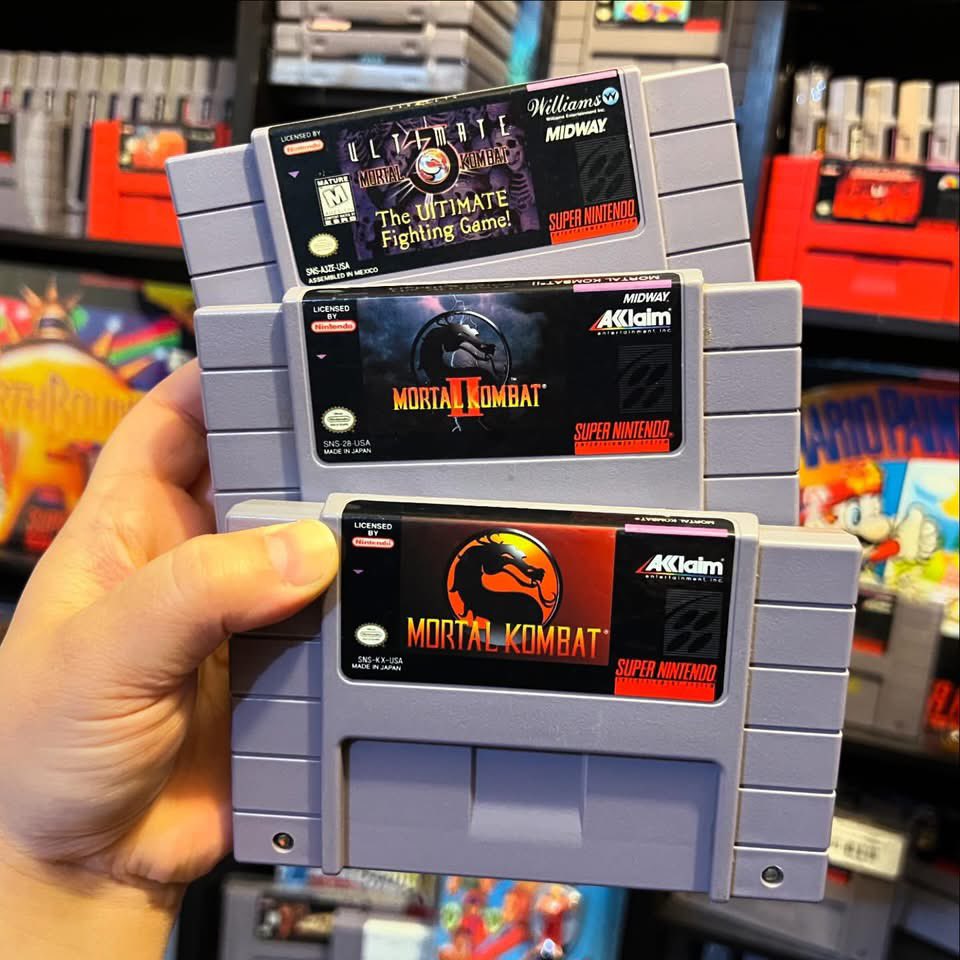 GamerAhmer's tweet image. Which is your favorite? #mortalkombat #videogames #retrogaming #nintendo #snes