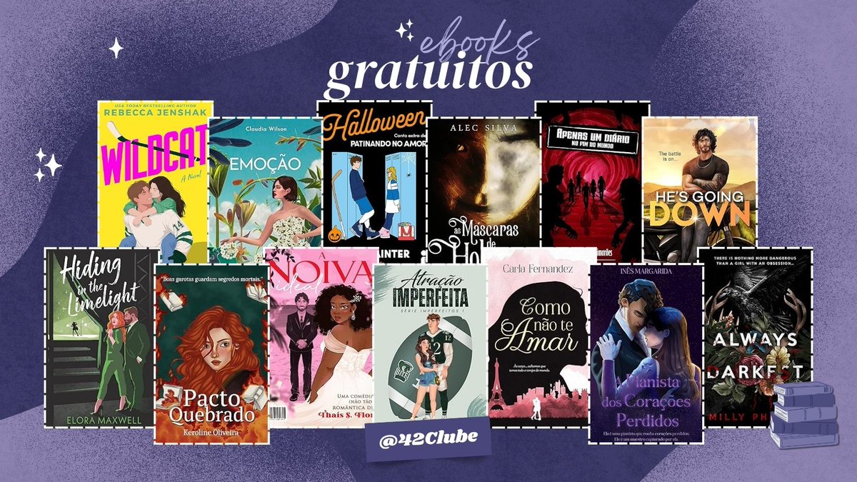 ☕︎ E-books GRATUITOS hj 04/05    
                                                — a thread 💜