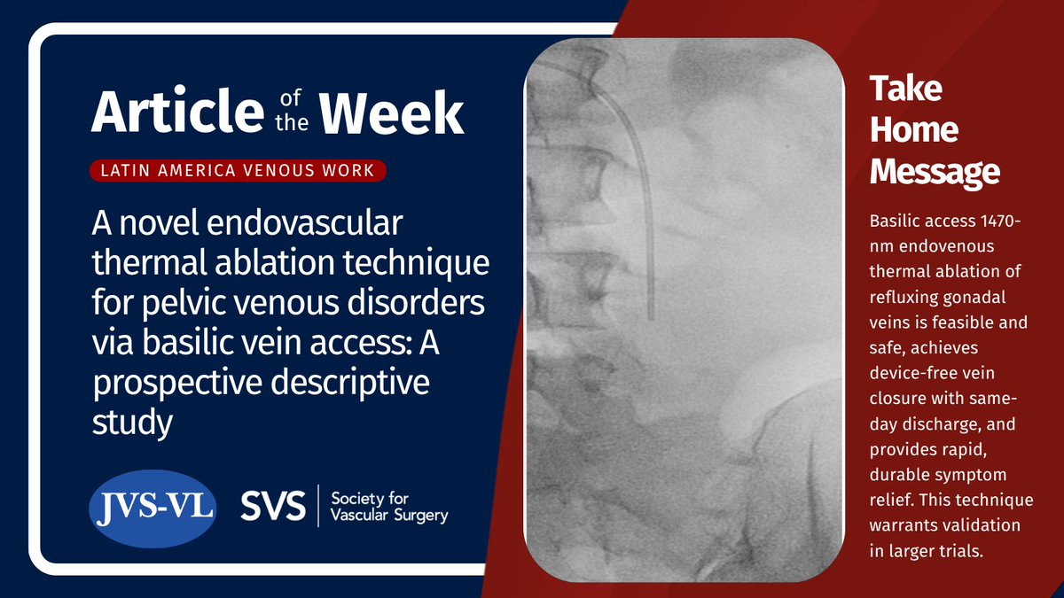 Society for Vascular Surgery tweet media