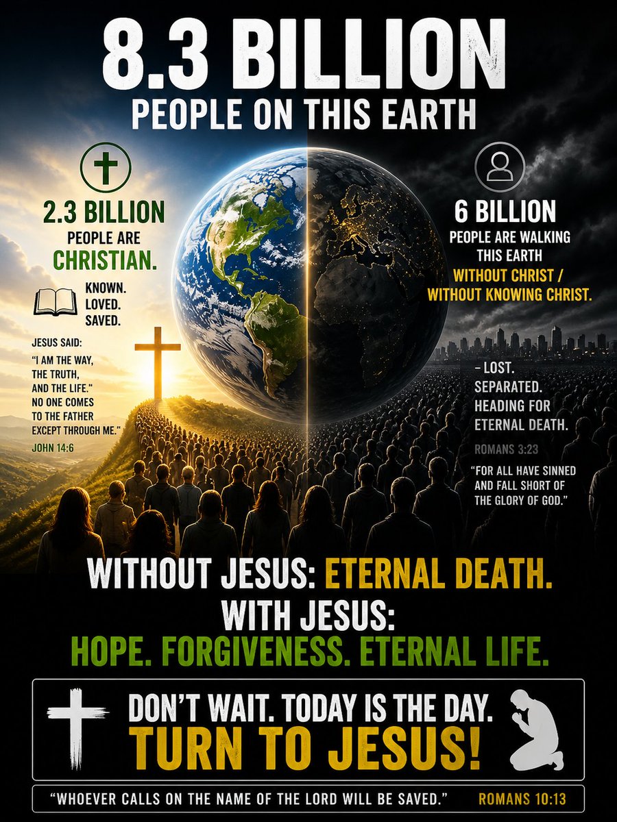 DavidOosterloo's tweet image. “Tomorrow I’ll get right with God!”
But, tomorrow isn't promised! 
𝗧𝗼𝗱𝗮𝘆, is the day of #salvation.
Jesus is the only way to heaven. He is the truth and the way to #EternalLife with God. If you face God today make sure you have you're eternal life #insurance settled. #Jesus