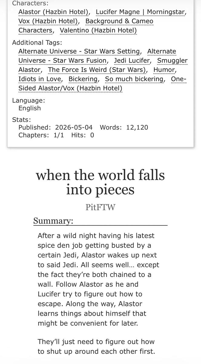 fiyah_emb's tweet image. Continuing my yearly tradition of a #radioapple / #appleradio Star Wars AU on Star Wars Day!! This time, we have a Jedi and a smuggler making the rounds!  

MAY THE FOURTH BE WITH YOU!!!