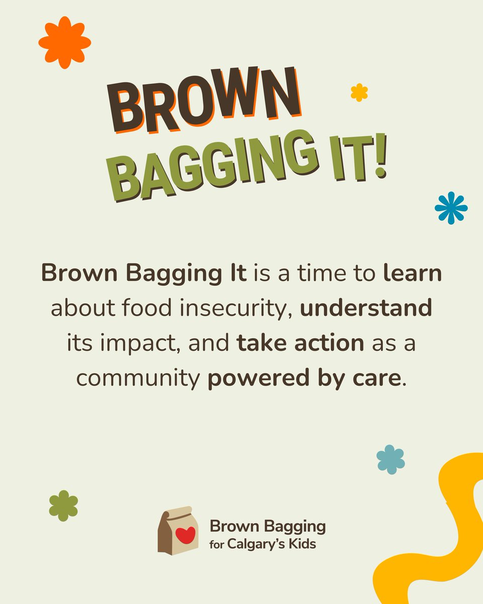 BrownBaggingIt's tweet photo. Care starts with you ❤️
Brown Bagging It is here, a time to learn about food insecurity, understand its impact, and take action together as a community powered by care.

When we come together, care can go a long way in supporting kids across Calgary.

👉  https://t.co/59ZQKNd2au https://t.co/0UUxQsJ0kM
