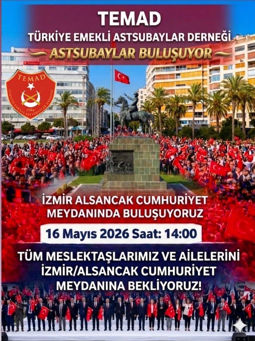 0sergun's tweet photo. 16 Mayıs ta izmirdeyiz . Verilmeyen haklarımız için yine meydanlardayız . 

Hak verilmez alınır !

#temad
#astsubaylaraverilensözlertutulsun
#AstsubaylarHakMücadelesinde https://t.co/cpN9jenUc5