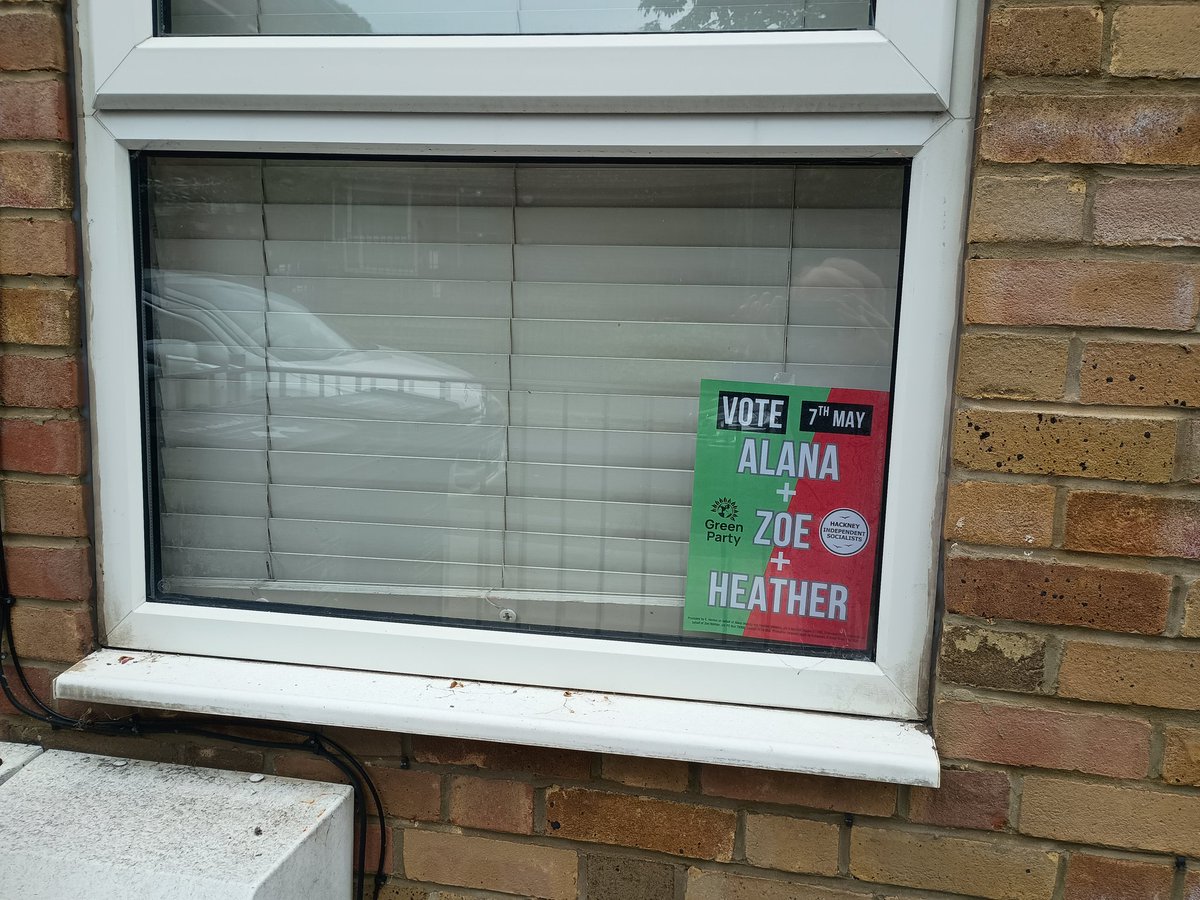 🙏🙏🏾 to everyone who's put up our posters. 
It was a joy to see some while walking round Hackney today.