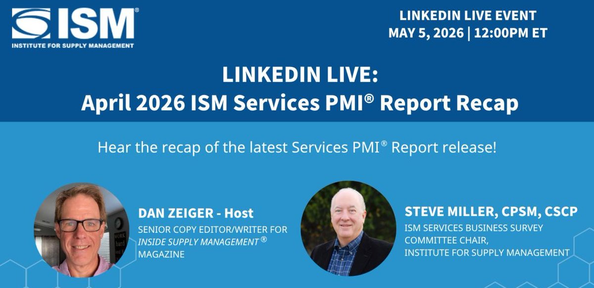 Institute for Supply Management tweet media